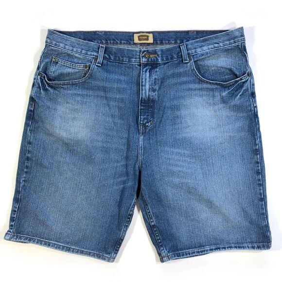 Foundry Blue Denim Men's Shorts 100% Cotton Size 44 - Picture 2 of 12